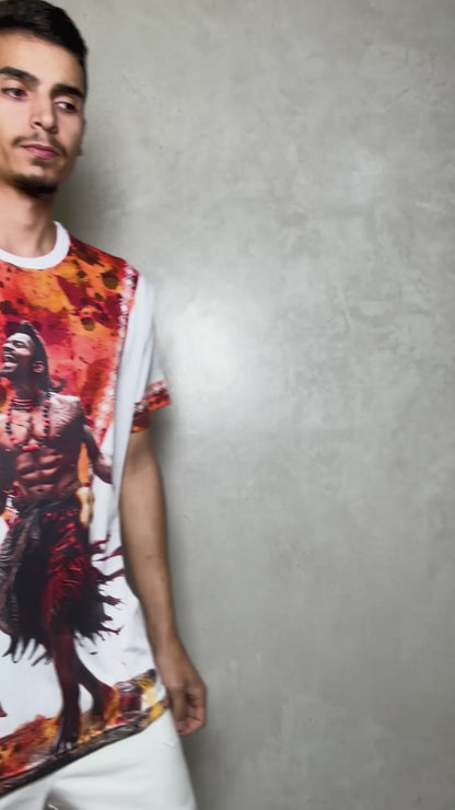 Camiseta Orixá Exu Umbanda e Candomblé - Coleção Orum | Trajes de Luz