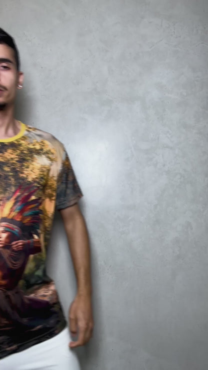 Camiseta Caboclos Entidade Umbanda - Coleção Aruanda | Trajes de Luz