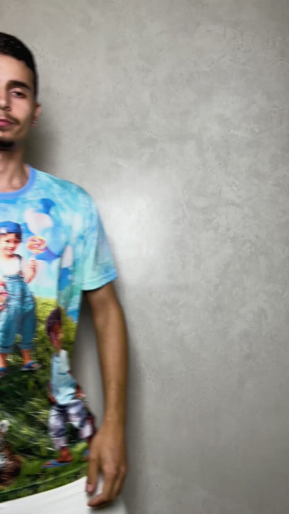 Camiseta Jardim dos Meninos Entidade Umbanda - Coleção Ibejada | Trajes de Luz