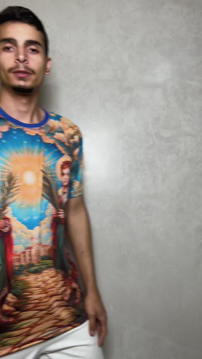 Camiseta São Cosme e São Damião - Coleção Sacrossanto | Trajes de Luz