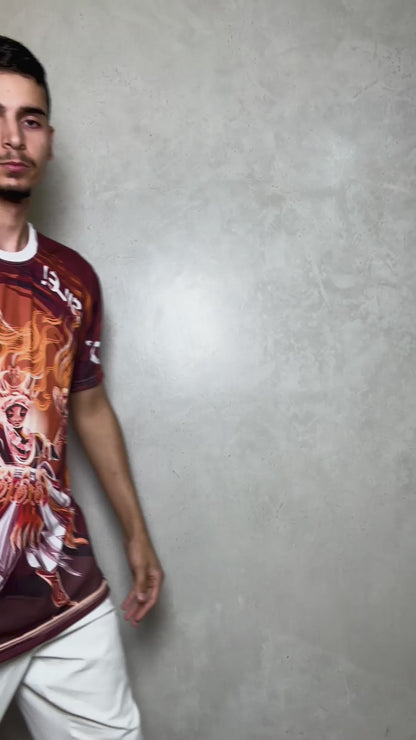 Camiseta Orixá Xangô Umbanda e Candomblé - Coleção Oríkì's | Trajes de Luz