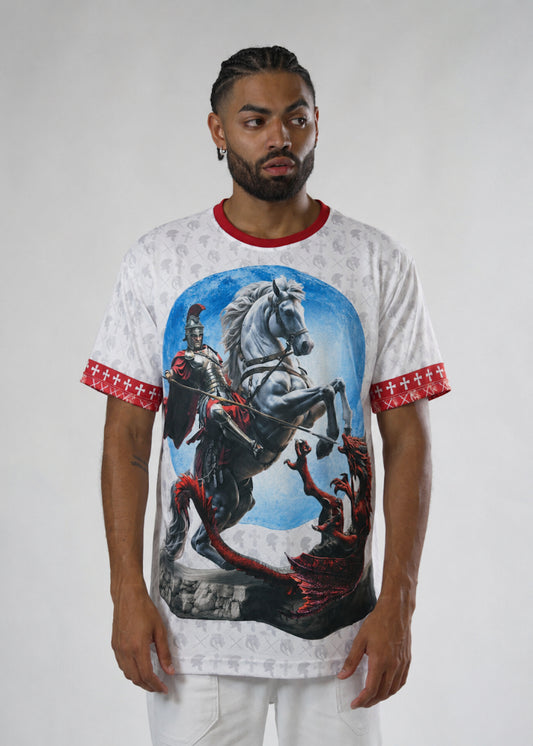 Camiseta São Jorge Guerreiro - Coleção Sacrossanto | Trajes de Luz